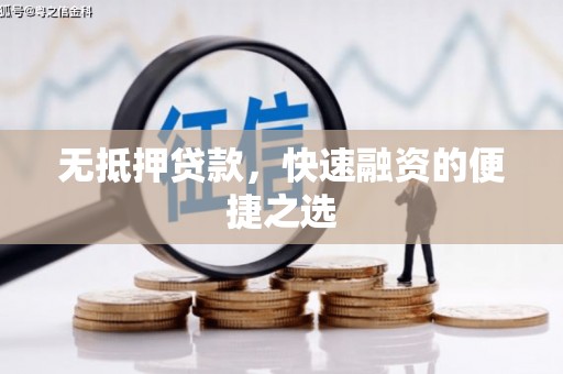 潼南无抵押贷款，快速融资的便捷之选