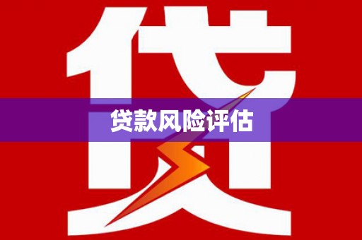 潼南贷款风险评估