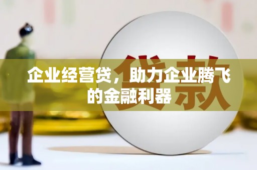 潼南企业经营贷，助力企业腾飞的金融利器