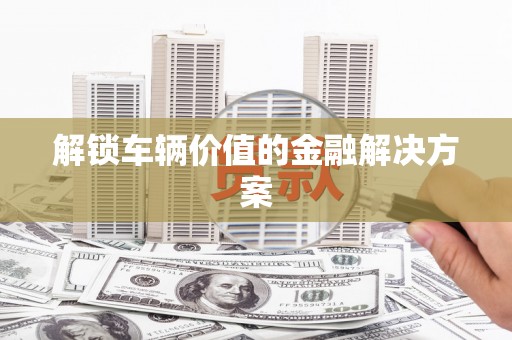 潼南解锁车辆价值的金融解决方案